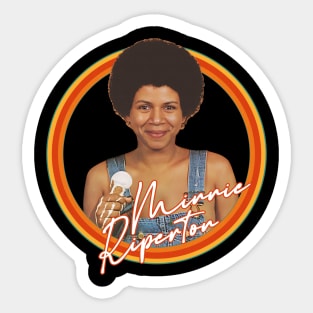 Minnie Riperton / Retro Style Fan Art Design Sticker